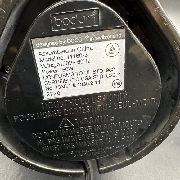 Bodum French Press Coffee Grinder Kenya 34 Ounce Coffee Pot Electric Mill - Picture 9 of 15